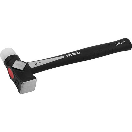 Mondelin - Marteau Duo manche carbone - 27 mm - 340 g - Outil professionnel durable