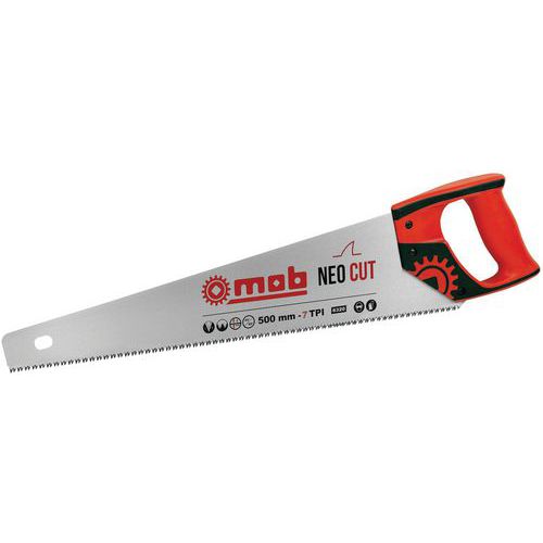 Mondelin - Scie égoïne universelle 450mm - 7 dents/pouce - Coupe précise et durable
