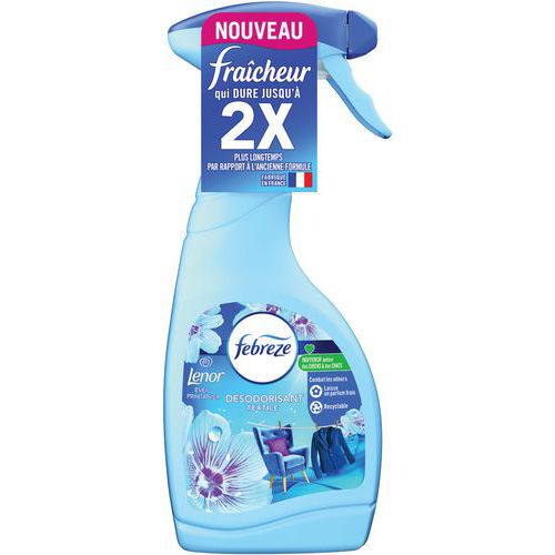Désodorisant textile Lenor Eveil printanier 500 mL- Febreze Désodorisant textile Lenor Eveil printanier 500 mL- Febreze