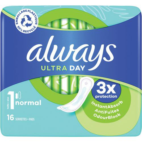 Serviette Hygénique Ultra Normal Paquet De 16 Always