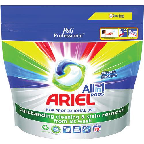 Lessive Capsule All In 1 Couleur 70 Doses Ariel Professional