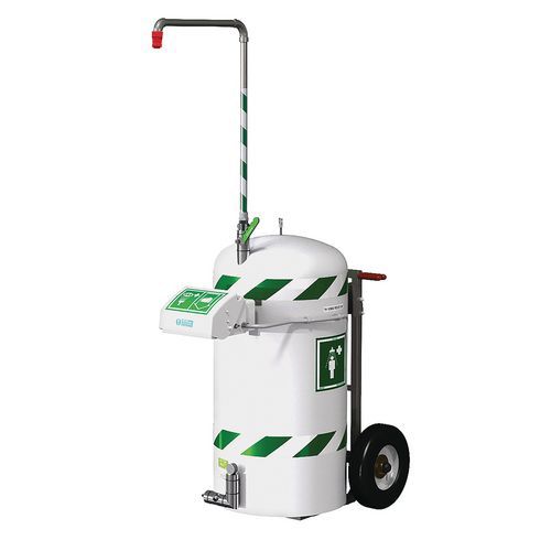 Douche de sécurité autonome et mobile 114 litres - Hughes Douche de sécurité autonome et mobile 114 litres - Hughes