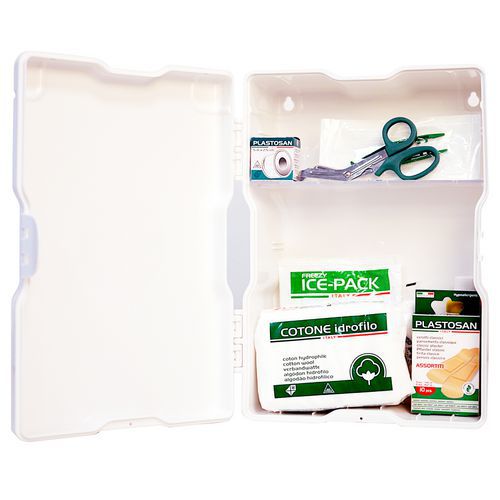 Armoire à pharmacie plastique - 2 à 4 personnes - 2.5 kg - Équipement médical essentiel