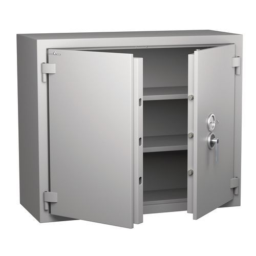 Armoire forte antifeu - 400 L - Serrure à clé Armoire forte antifeu - 400 L - Serrure à clé