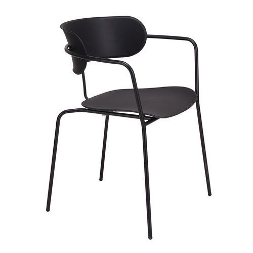 Chaises Bistro - Pied Noir / Assise Noire