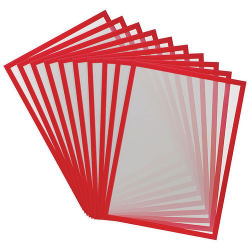 Cadre D'affichage Magnetique Magneto A3 Rouge