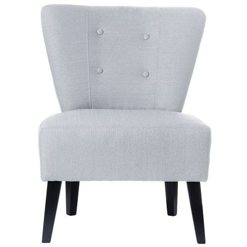 Fauteuils Brighton Pied Noir Assise Grise