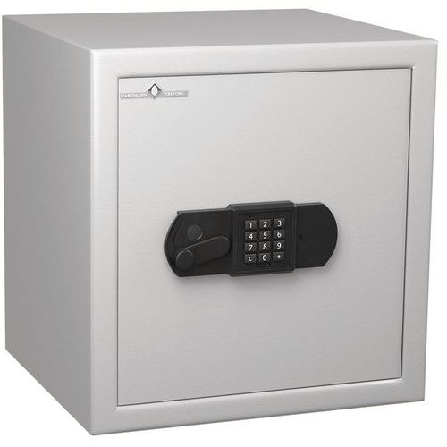 Hartmann Tresore - Coffre-fort MB 38L Serrure à Code - Classe 2 Antivol - Gris RAL 9006 - 49kg