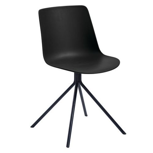 Chaises Dn Pied Spider Noir Assise Noire