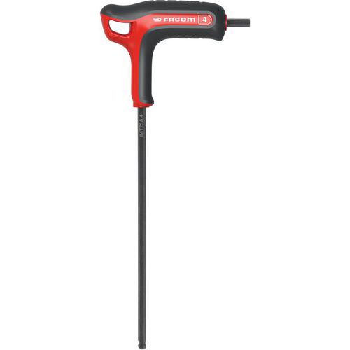 Facom 1 Clé Mâle Poignée En P 6 Pans Tête Sphérique Facom