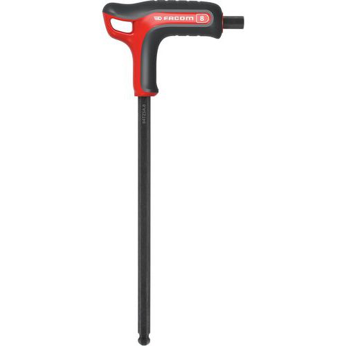 Facom 1 Clé Mâle Poignée En P 6 Pans Tête Sphérique Facom