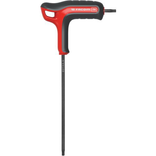 Facom - Clé hexagonale Torx en P - Acier - 130 mm - Serrage précis