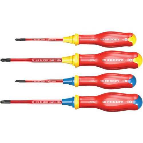 Facom 1 Jeu De Tournevis ProtwistÂ® BorneoÂ® Pour Empreintes Mixte Facom