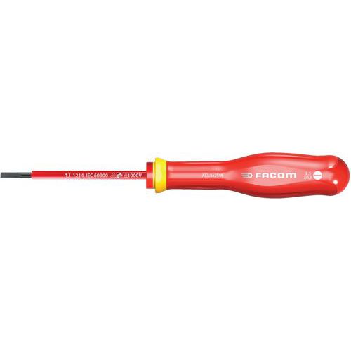Facom 1 Tournevis ProtwistÂ® Isolés 1000 Volts Pour Vis à Fente Facom