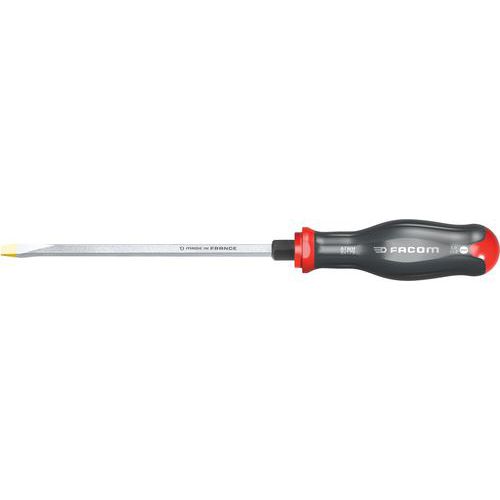 Facom - Tournevis Protwist Fente 12x200mm - Lame 200mm - Ergonomique - Outillage à main