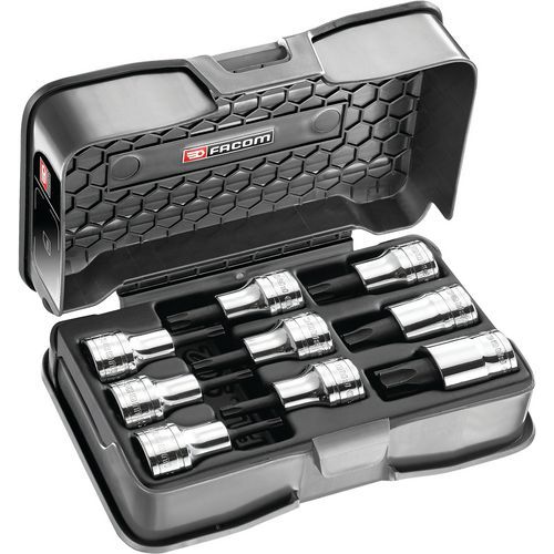 Coffret douilles TVS 1/2 pouces Torx tx20-60 Coffret douilles TVS 1/2 pouces Torx tx20-60