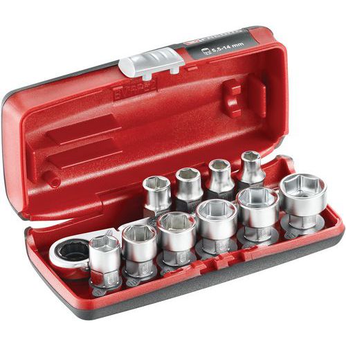 Facom 1 Boite Pour Coffret Douilles 1/4 Pouces Hexagonales 6 Pans Rxpico Facom