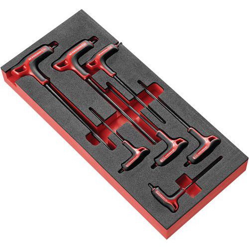 Facom 1 Foam Hexagonal Key Tray - Torx