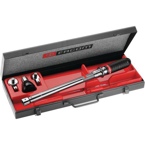 Facom - Coffret Clés Dynamométriques 25Nm 1/4 Pouces - Serrage Précis - Norme ISO 6789