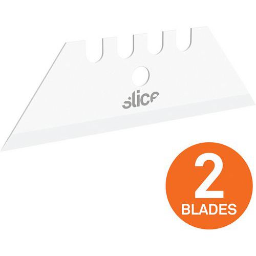 Slice - Lame de rechange céramique 61mm - Pointe pointue - Durable et sûre