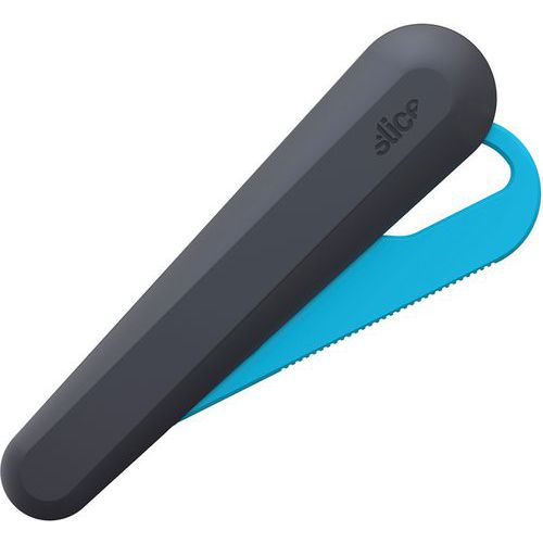 Slice - Cutter de sécurité rétractable lame céramique - Bleu/gris - Coupe 18mm - Manche nylon
