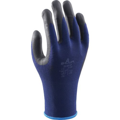 Showa - Gants de protection 380 - Taille M - Enduction nitrile paume - Résistant huile et graisse