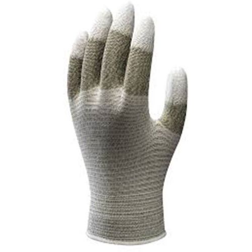 Showa - Gants antistatiques A0160 - Taille M (7) - Gris, Polyuréthane/Nylon - Protection Huile & Coupes