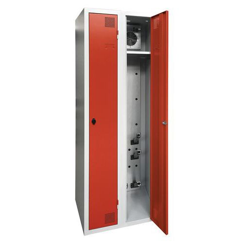 Armoire Séchante Industrie Propre - 2 Colonnes - À Moraillon