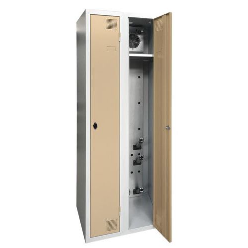 Armoire Séchante Industrie Propre - 2 Colonnes - À Moraillon