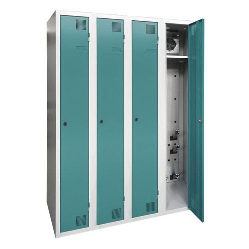 Armoire Séchante Industrie Propre - 4 Colonnes - À Clé