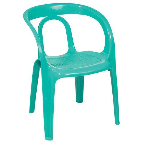 Chaise Résine Tango Turquoise