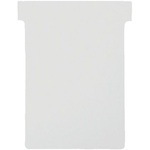 Nobo - Fiches T Indice 1,5 Blanches - Lot de 100 - Organisation Bureau
