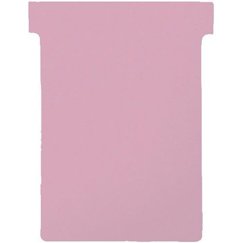 Nobo - Fiches T Indice 1,5 Roses - Lot de 100 - Organisation Bureau