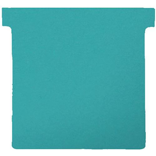 Nobo - Fiches T Indice 2 Vertes - 61x86mm - Organisation Bureau