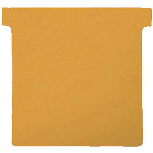 Nobo - Fiche T Indice 2 Orange - 61x86 mm - Pour Tableau Électrique