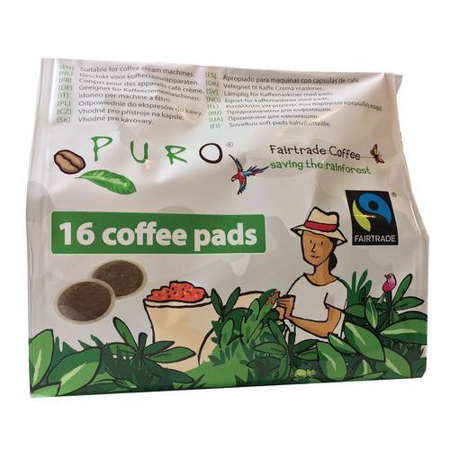 Dosettes Puro Fairtrade - 16 Pads/sachet