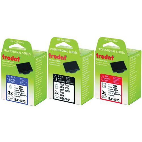 Recharges Rouge Pour Tampons Et Dateurs Metalliques