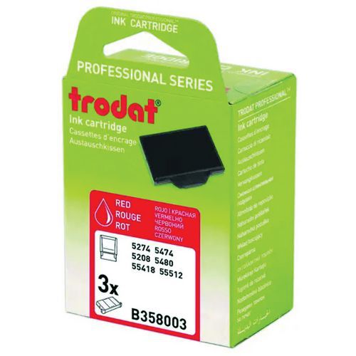 Recharges Rouges Pour Plaque :68x47mm