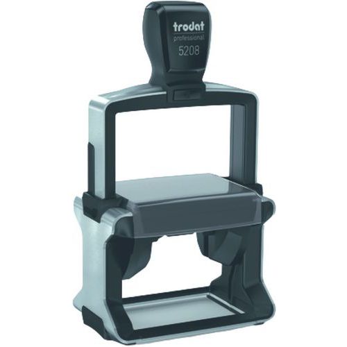 Tampon Personnalisé 10 Lignes Métal. Plaque:6 8x47mm