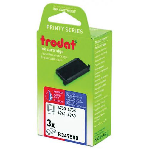 Lot De 3 Recharges Rouge Et Bleu