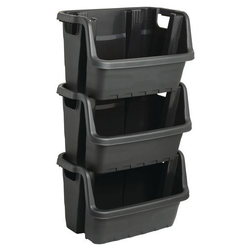 Caisses empilables - Stockage de charges lourdes - Strata Caisses empilables - Stockage de charges lourdes - Strata