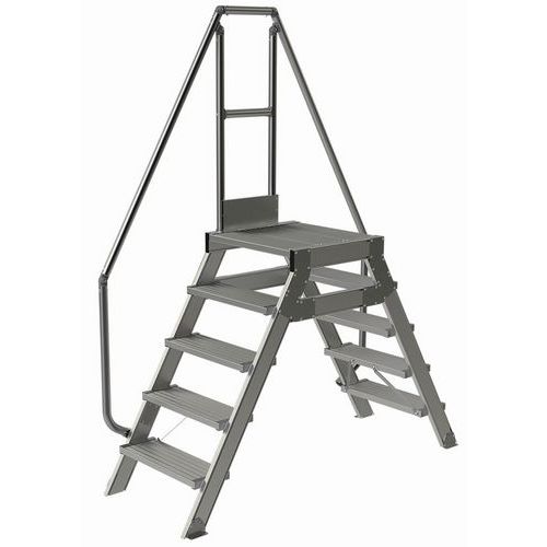 Passerelle Fixe 5 Marches 600mm. Incli 60 Â°