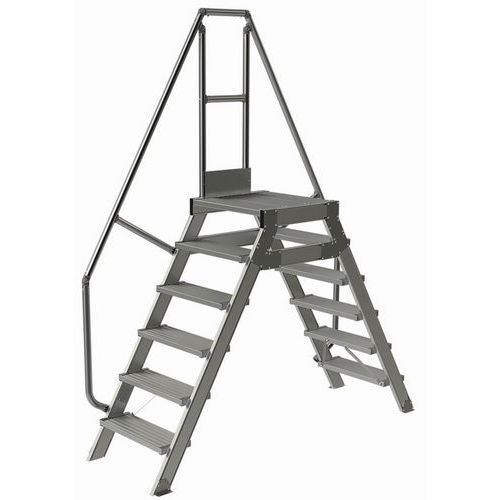 Passerelle Fixe 6 Marches 600mm. Incli 60 Â°