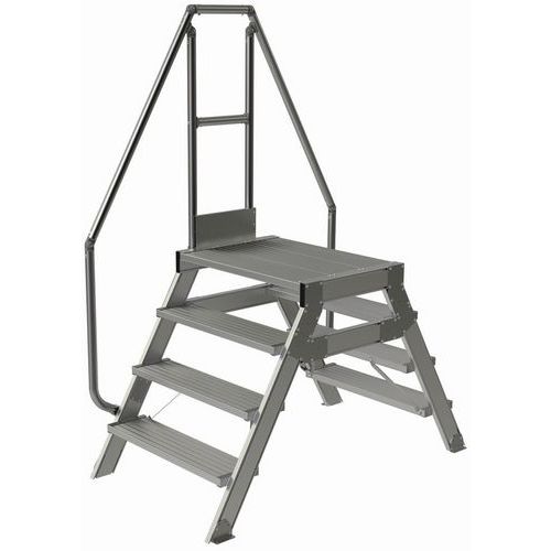 Passerelle Fixe 4 Marches 800mm. Incli 60 Â°