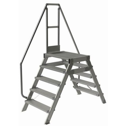 Passerelle Fixe 5 Marches 800mm. Incli 60 Â°