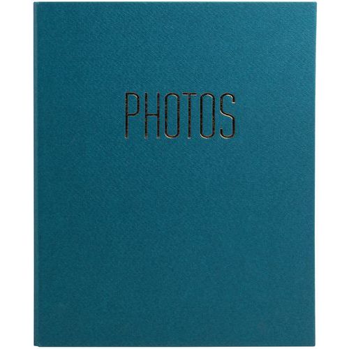 Album Photo Classeur 60 Pages Noires Officebyme - Bleu