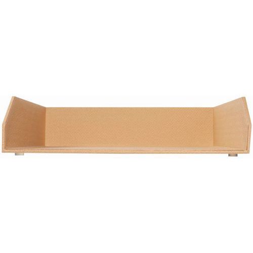 Exacompta - Corbeille à courrier OfficeByMe Beige - Format A4+ - Carton Opaque - Idéal Télétravail