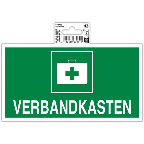 Panneau Trousse de secours - 20x11 cm - Exacompta Panneau Trousse de secours - 20x11 cm - Exacompta