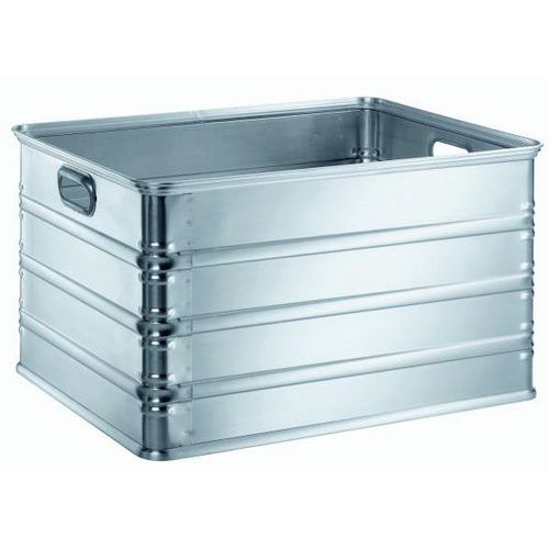Zarges - Bac de transport K270 - 155 L - Métal Argenté - Robuste et Durable