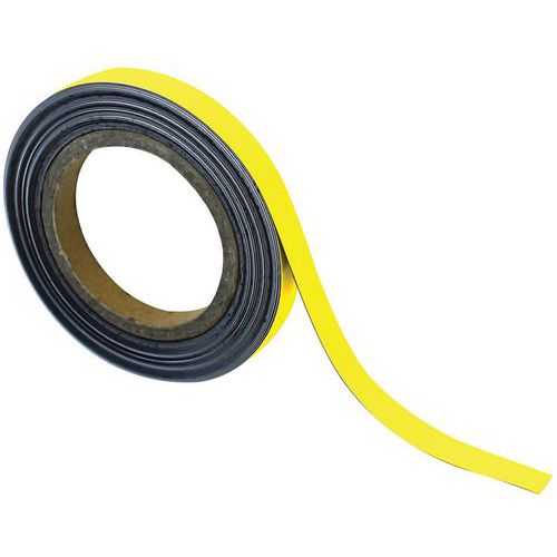 Bande Magnétique Effaçable Pour Marquage 10m X 15mm Jaune - Manutan